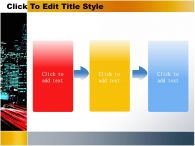 야경 건물 PPT 템플릿 바쁜 일상의 거리와 야경_슬라이드15