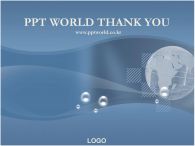 물결 물방울 PPT 템플릿 물결과 지구본_슬라이드16