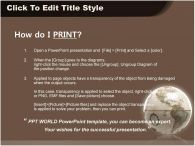지도 세계 PPT 템플릿 지구본이 있는 깔끔한 템플릿_슬라이드4