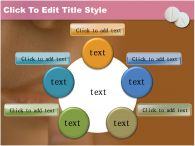 얼굴 손 PPT 템플릿 알약 복용 템플릿_슬라이드2