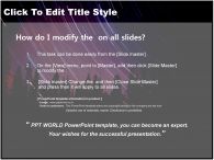 어둠 은하수 PPT 템플릿 회전하는 별_슬라이드2