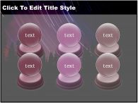 어둠 은하수 PPT 템플릿 회전하는 별_슬라이드5