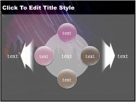 어둠 은하수 PPT 템플릿 회전하는 별_슬라이드12