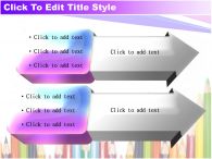 색연필 연필 PPT 템플릿 미술도구가 있는 템플릿_슬라이드9