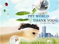 달러 지폐 PPT 템플릿 물방울 속 금융이미지와 새싹_슬라이드16