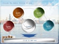 글로벌 달러 PPT 템플릿 세계 속의 금전_슬라이드5