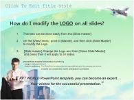 돈 지폐 PPT 템플릿 연두빛 배경 속 비지니스맨과 빌딩_슬라이드2