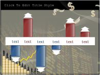 달러 증시 PPT 템플릿 증시의 모습과 시세의 오름_슬라이드10