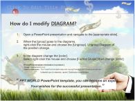 은행 풍선 PPT 템플릿 풍경과 물방울 속 금융 이미지_슬라이드3