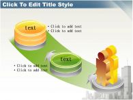 빌딩 이정표 PPT 템플릿 바다풍경과 높은 빌딩_슬라이드14