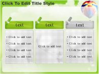 열기구 꽃 PPT 템플릿 초원위의 사람과 풍선이 있는 템플릿_슬라이드6