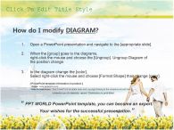 커플 산책하는커플 PPT 템플릿 바닷가 수선화밭을 산책하는 커플과 색칠하는 손_슬라이드3