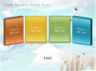 가족 곰 가족 PPT 템플릿 북극의 곰 가족_슬라이드14