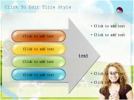 젖소 전원주택 PPT 템플릿 전원풍경 속 우유를 든 여자_슬라이드11