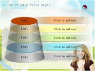 젖소 전원주택 PPT 템플릿 전원풍경 속 우유를 든 여자_슬라이드13
