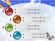 푸른바다 파도 PPT 템플릿 커다란 연어를 낚은 손이 있는 템플릿_슬라이드5