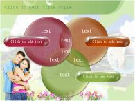 정원 다정한 커플 PPT 템플릿 튤립이 있는 풍경 속 커플_슬라이드8