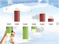 푸른호수 보트 PPT 템플릿 호수의 백조와 사진 찍는 손_슬라이드13