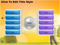 템플릿배경 골프 PPT 템플릿 골프 실루엣이담긴 템플릿_슬라이드10