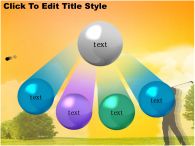 템플릿배경 골프 PPT 템플릿 골프 실루엣이담긴 템플릿_슬라이드13