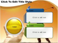 노을 골프 자세 PPT 템플릿 골프선수 실루엣이 담긴 템플릿_슬라이드5