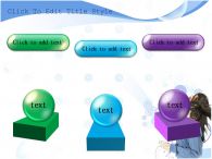 음악듣는 여자 음악감상 PPT 템플릿 머리 날리며 음악듣는 여자_슬라이드13