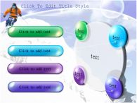 레져 스키어 PPT 템플릿 설원 속 스키를 즐기는 템플릿_슬라이드10