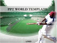 홈런 baseball PPT 템플릿 야구하는 템플릿_슬라이드1