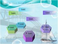 연인 다리 PPT 템플릿 시드니의 항구와 요트가 있는 템플릿_슬라이드6