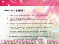 손 아이 PPT 템플릿 튤립과 소녀, 브러시가 있는 템플릿_슬라이드4