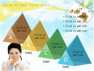 채소 아이 PPT 템플릿 화사한 배경 속 샌드위치 먹는 소녀_슬라이드14