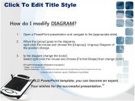 핸드폰 휴대폰 PPT 템플릿 노트북과 PDA_슬라이드3