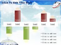 구름 푸른하늘 PPT 템플릿 글로벌도시를 떠나는 기차_슬라이드17