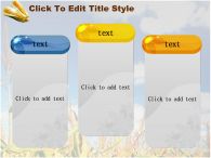 시골 나무 PPT 템플릿 가을 풍경 속 옥수수_슬라이드10