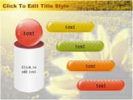 꽃 들판 PPT 템플릿 해바라기 꽃밭_슬라이드8