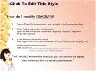 나비 숙녀 PPT 템플릿 화사한 느낌의 장미_슬라이드3