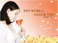 나비 숙녀 PPT 템플릿 화사한 느낌의 장미_슬라이드22