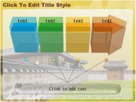 나뭇잎 꽃 PPT 템플릿 한국의 전통가옥과 풍경_슬라이드9