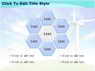 바람 언덕 PPT 템플릿 풍력 발전과 지구를 든 손_슬라이드7