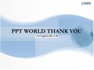 지구본 물결무늬 PPT 템플릿 깔끔한 지구본이 있는 템플릿_슬라이드4