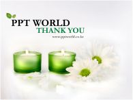 템플릿배경 파워포인트배경 PPT 템플릿 촛불과 꽃 템플릿_슬라이드4