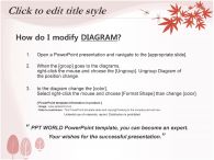 business travel PPT 템플릿 붉은 가을단풍 템플릿_슬라이드3