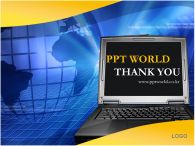 computer business PPT 템플릿 노트북과지구_슬라이드16