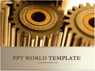 ppt 템플릿 PPT 템플릿 글로벌 톱니바퀴 따듯한 분위기_슬라이드1
