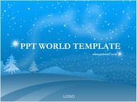 ppt 템플릿 PPT 템플릿 겨울 눈내리는 배경의 템플릿_슬라이드1