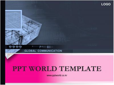 ppt 템플릿 PPT 템플릿 [애니형]글로벌 커뮤니케이션_슬라이드1