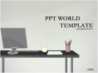 ppt 템플릿 PPT 템플릿 책상이있는템플릿(자동완성형포함)_슬라이드1