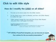 illustration illustrator PPT 템플릿 집과 자동차가 있는 템플릿(자동완성형 포함)_슬라이드2