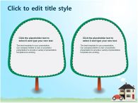 illustration illustrator PPT 템플릿 집과 자동차가 있는 템플릿(자동완성형 포함)_슬라이드6