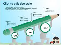 illustration illustrator PPT 템플릿 집과 자동차가 있는 템플릿(자동완성형 포함)_슬라이드8